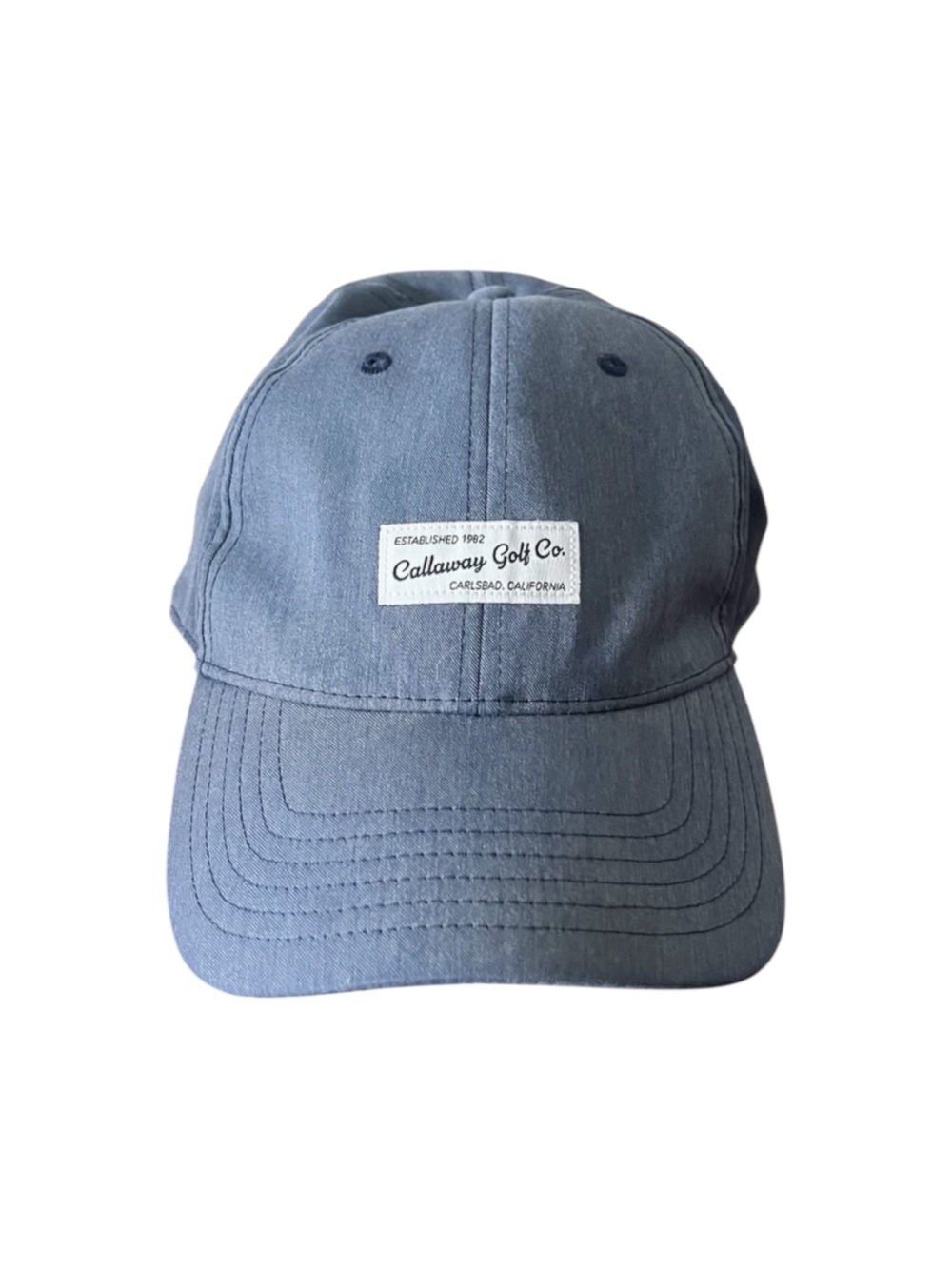 Callaway Golf Co. Adjustable Snapback Hat Blue Carlsbad California Patch Cap‎